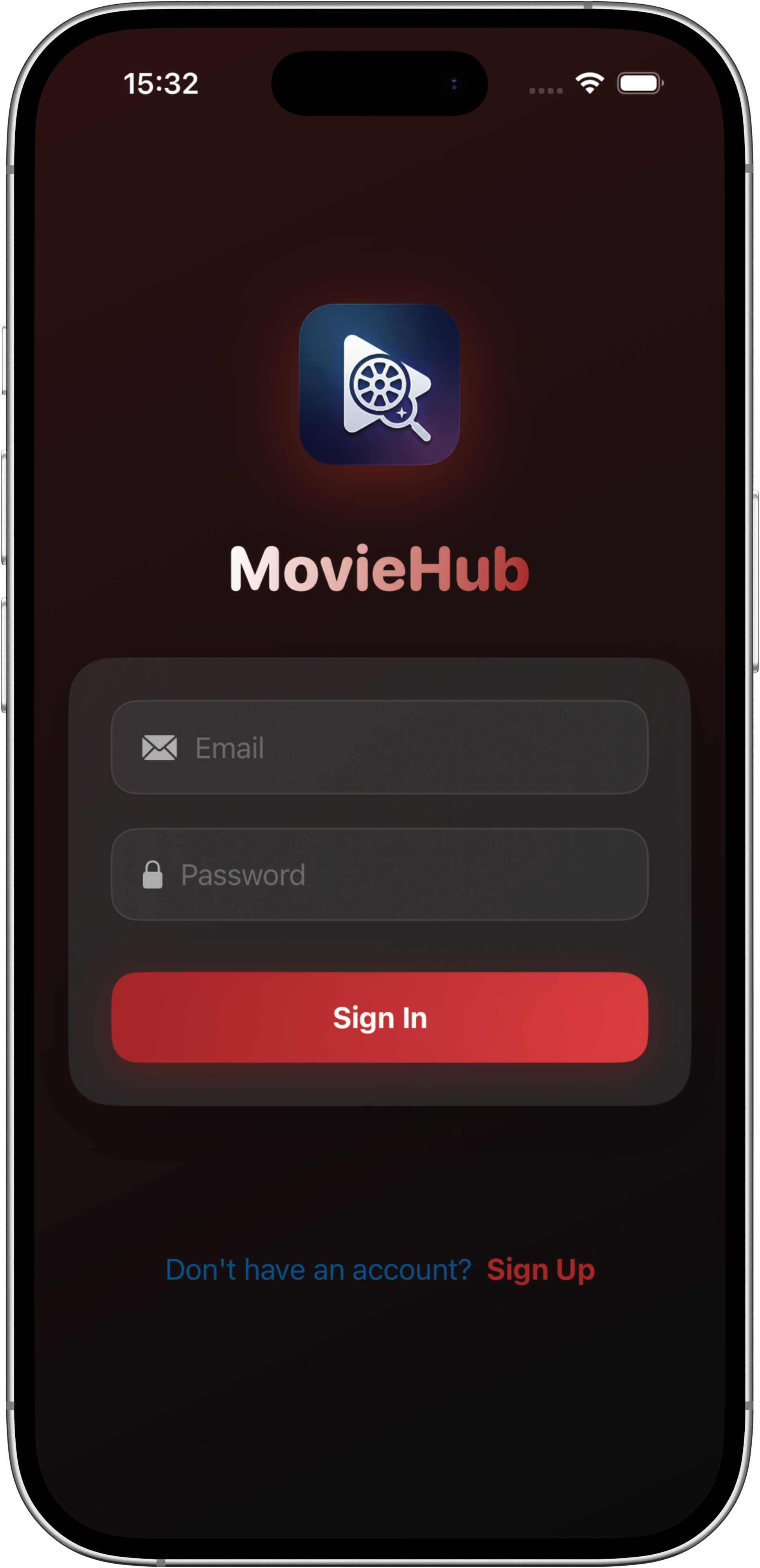 Movie App ana ekranı