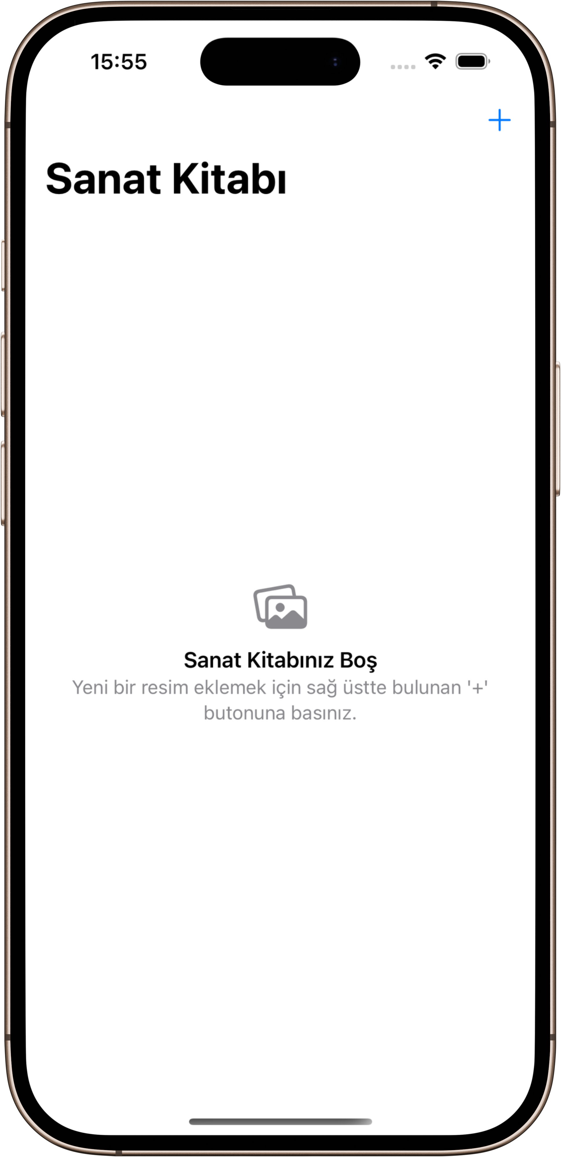 Art Book ana ekranı